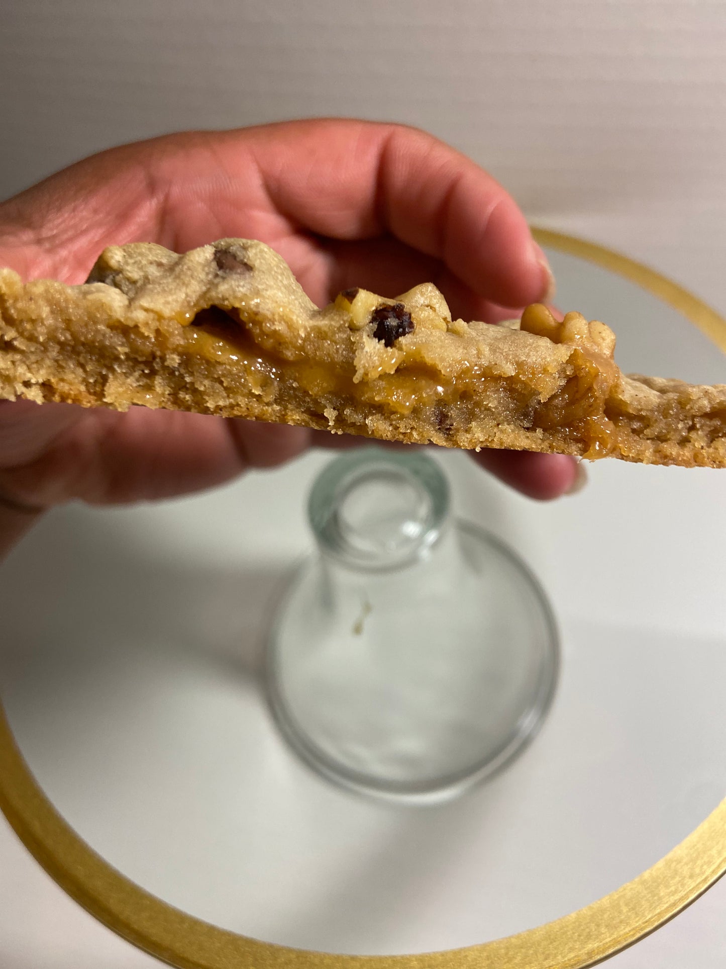 Caramel Walnut Chocolate Chip Cookies