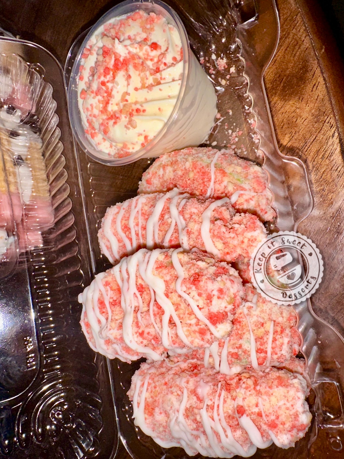 Strawberry Shortcake Apple Slices
