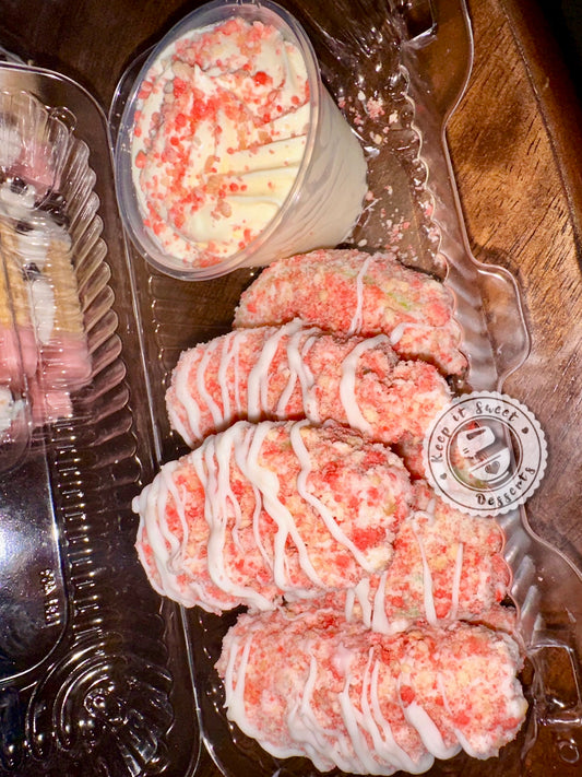 Strawberry Shortcake Apple Slices